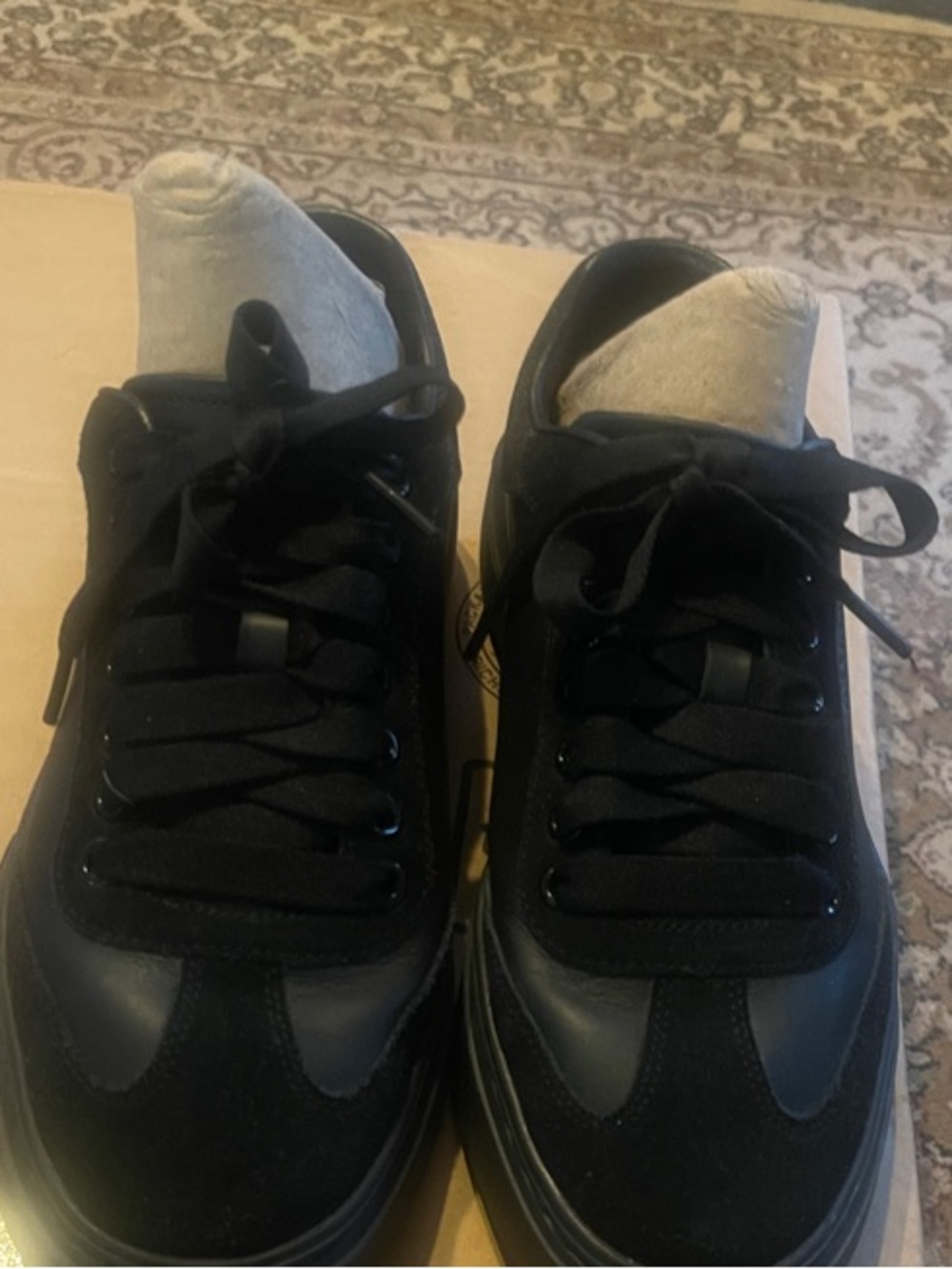 Martha Stewart Black Low-Top Athletic Sneakers